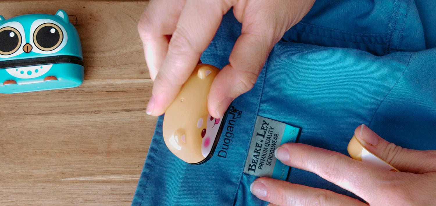 Fabric Stamps That Make Labelling Clothes Easy, Fast & Fun