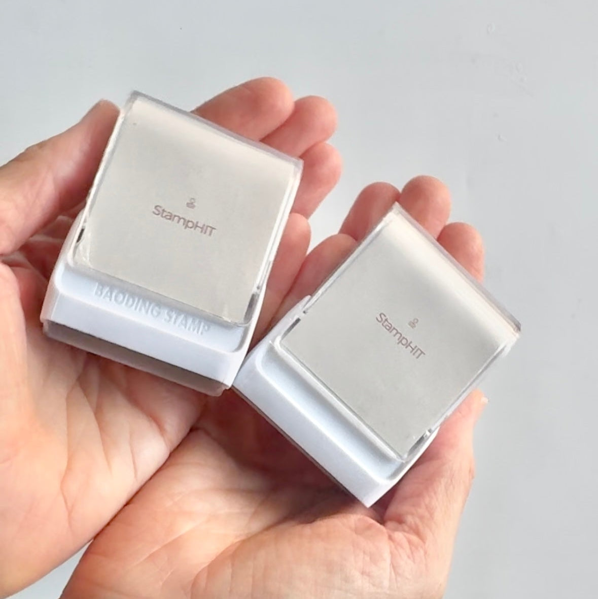 Two StampHIT business stamps